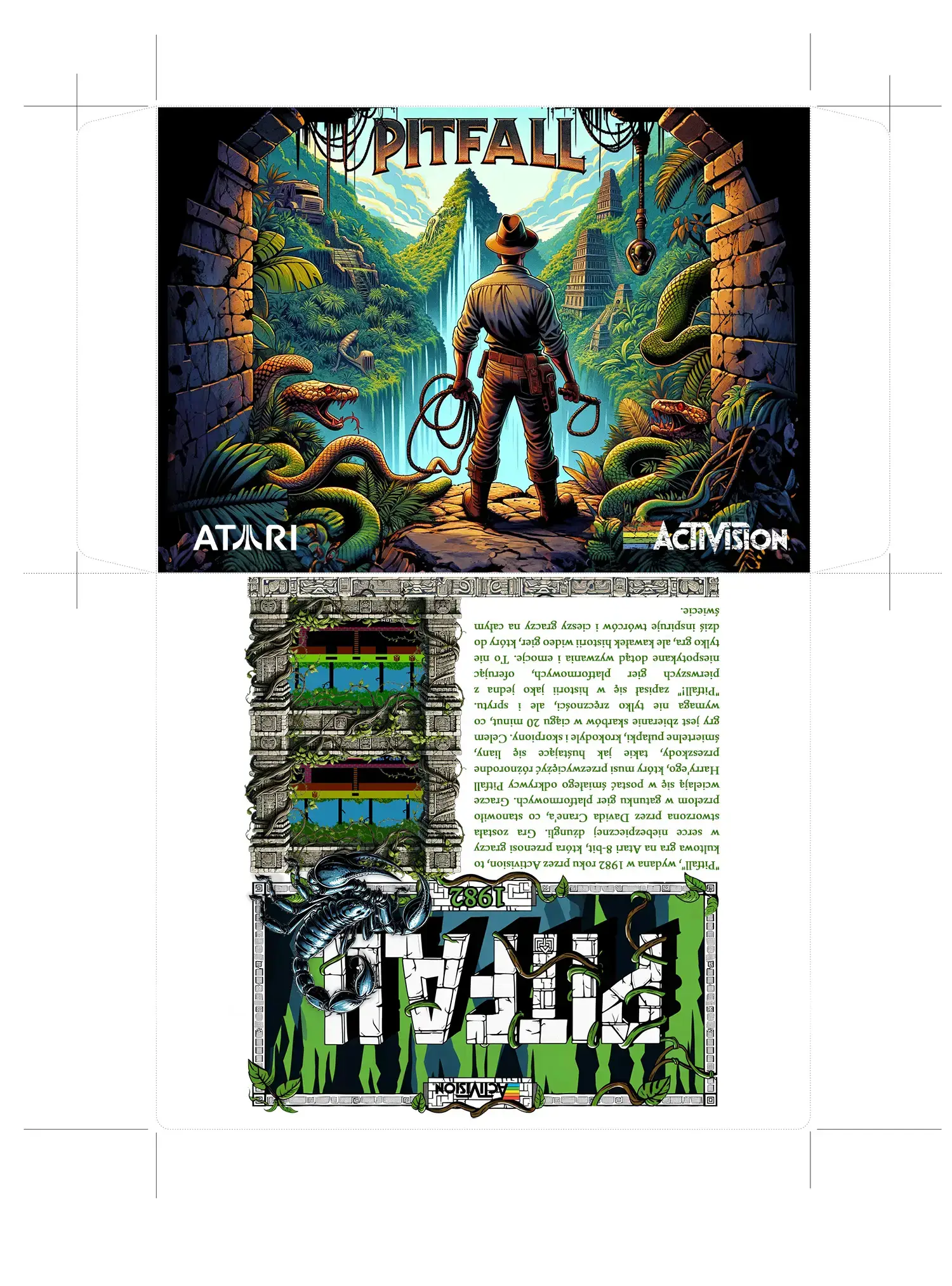 Pitfall! – Klasyczna gra przygodowa na Atari XL/XE